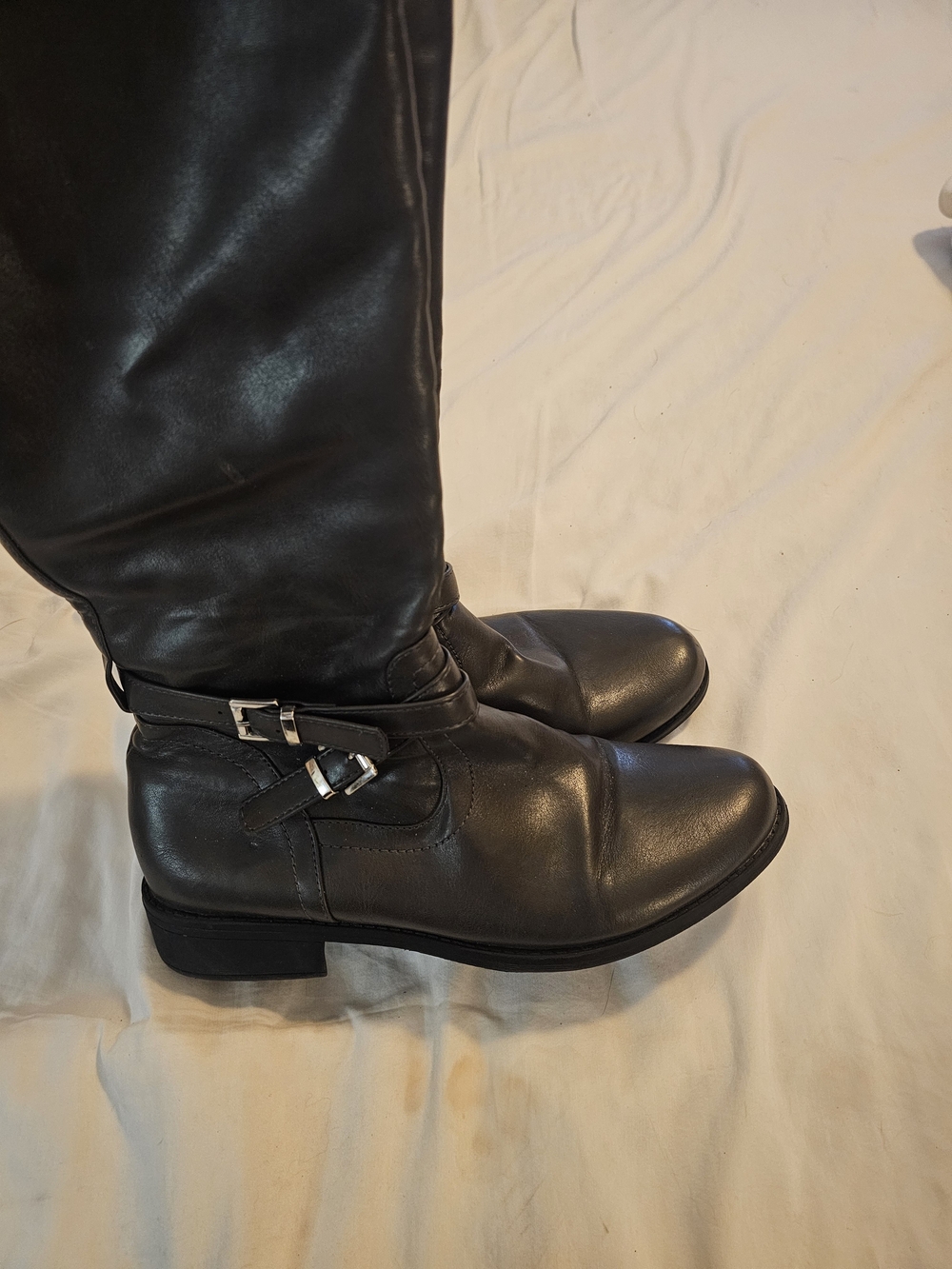 Zby Faux Leather Women's Riding Boots Size 9